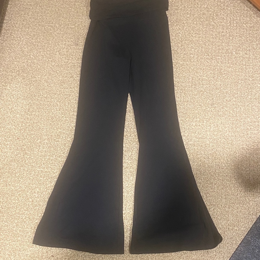 aerie Black Flare Leggings